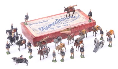 Lot 1891 - Britains No.28 Mountain Artillery Mule Team...