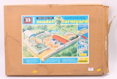 Lot 1893 - Britains No.4711 Model Farm Yard, housed in...
