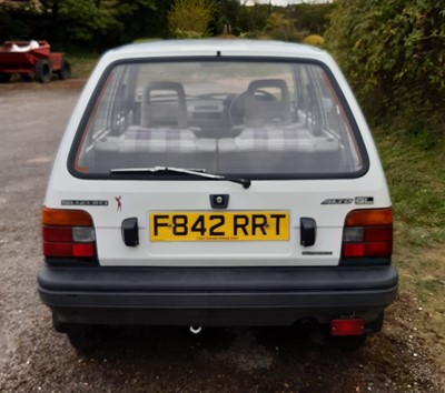 Lot 1479 - A 1989 Suzuki Alto five-door hatchback 796cc...