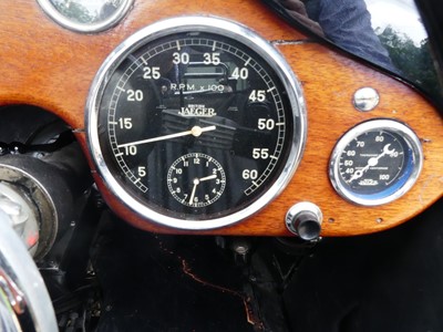 Lot 1464 - A 1936 Singer Le Mans 1500, reg CXY 56, black...