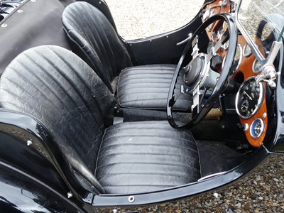 Lot 1464 - A 1936 Singer Le Mans 1500, reg CXY 56, black...