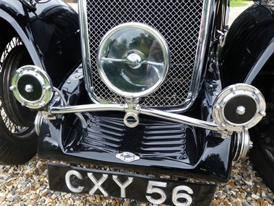 Lot 1464 - A 1936 Singer Le Mans 1500, reg CXY 56, black...