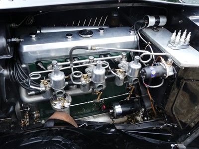 Lot 1464 - A 1936 Singer Le Mans 1500, reg CXY 56, black...