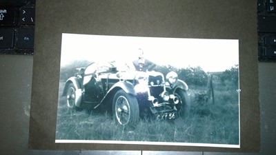 Lot 1464 - A 1936 Singer Le Mans 1500, reg CXY 56, black...