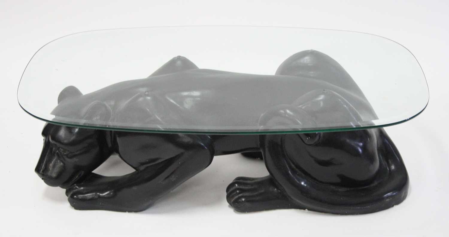 Lot 577 - A Contemporary "Panther" low coffee table,...