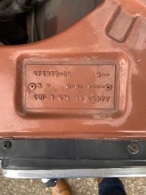 Lot 2266 - A 1973 Ford Granada GXL Automatic 3 litre...