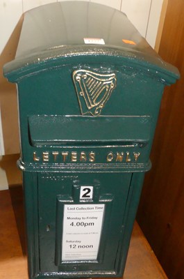 Lot 1277 - A reproduction Juniper green painted...