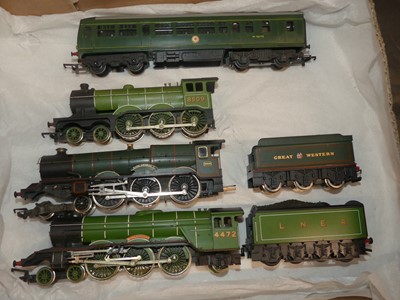 Lot 1403 - Three Hornby 00 locomotives and a Hornby...