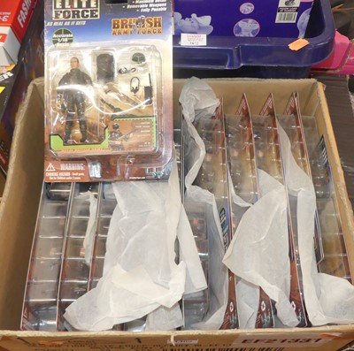 Lot 1409 - A box of Elite Force 1/18 scale British Army...