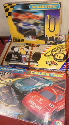 Lot 1412 - Three boxed Scalextric sets  to include Speed...