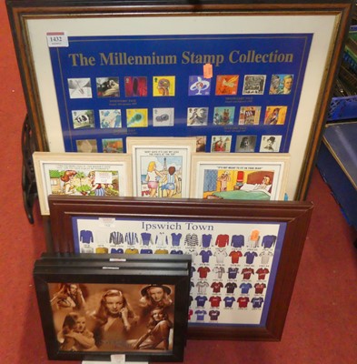 Lot 1432 - A mixed collection of pictures and prints to...
