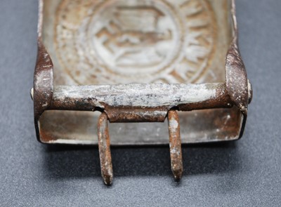 Lot 79 - A German Heer 1937 pattern belt buckle, the...
