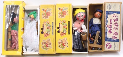 Lot 1746 - Pelham Puppets group of 4 comprising a Dutch...