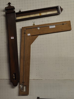 Lot 2018 - A 19th century mahogany cased diagonal...