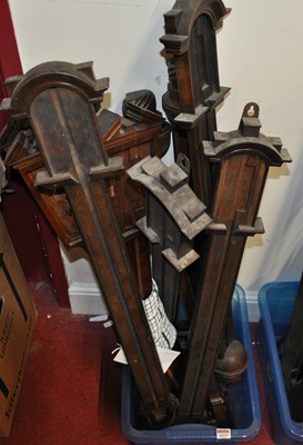 Lot 2029 - A selection of principally mahogany stick...