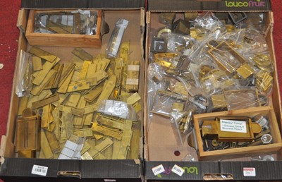 Lot 2047 - Assorted Quare brass components, to include...