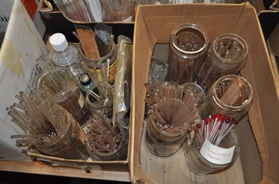 Lot 2054 - A large collection of barometer thermometer...