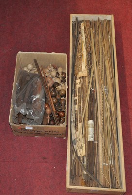Lot 2055 - A collection of marquetry stringing and inlays...