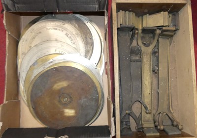 Lot 2090 - A collection of various brass and engraved...