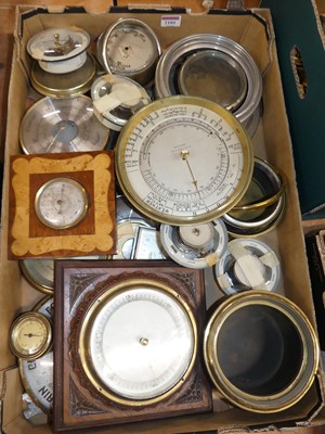 Lot 2101 - Various aneroid wall barometers to include...
