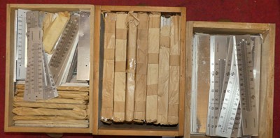 Lot 2104 - A large collection of aluminium thermometer...