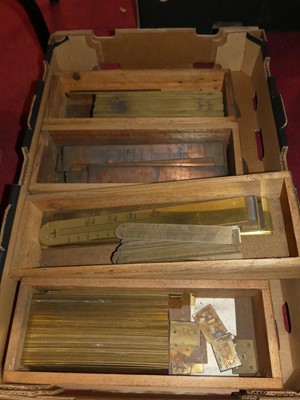 Lot 2105 - A large collection of brass and aluminium...