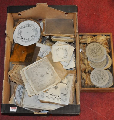Lot 2130 - A selection of principally aluminium dials,...