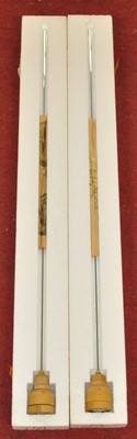 Lot 2136 - Ten individual mercury filled barometer tubes...
