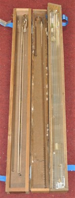 Lot 2140 - A collection of glass barometer tubes to...