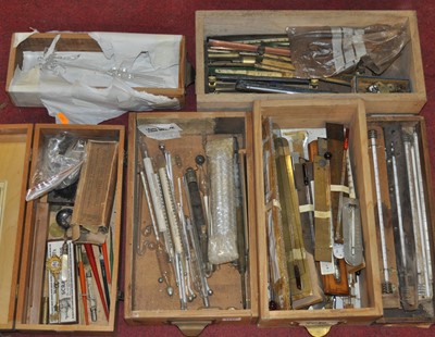Lot 2142 - Assorted thermometer scales and tubes, to...