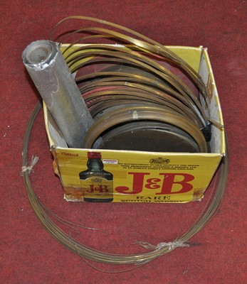 Lot 2156 - Assorted barometer 10" main dials in brass,...