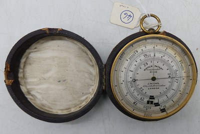 Lot 2160 - J.J. Hicks of Hatton Garden, London, Watkin...