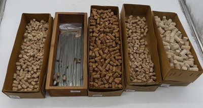 Lot 2172 - A large collection of wheel tube corks and...