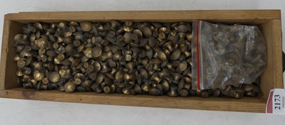 Lot 2173 - A large collection of brass Admiral Fitzroy...