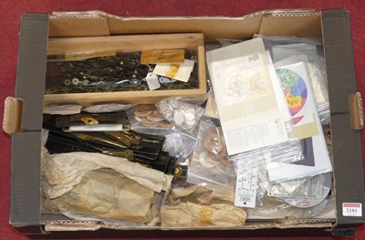 Lot 2181 - Mixed lot to include some paper dials, first...