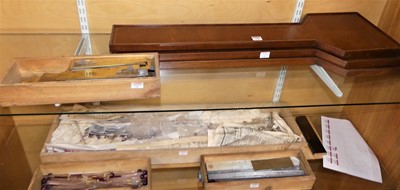 Lot 2180 - Three Knie mahogany barometer frames, together...