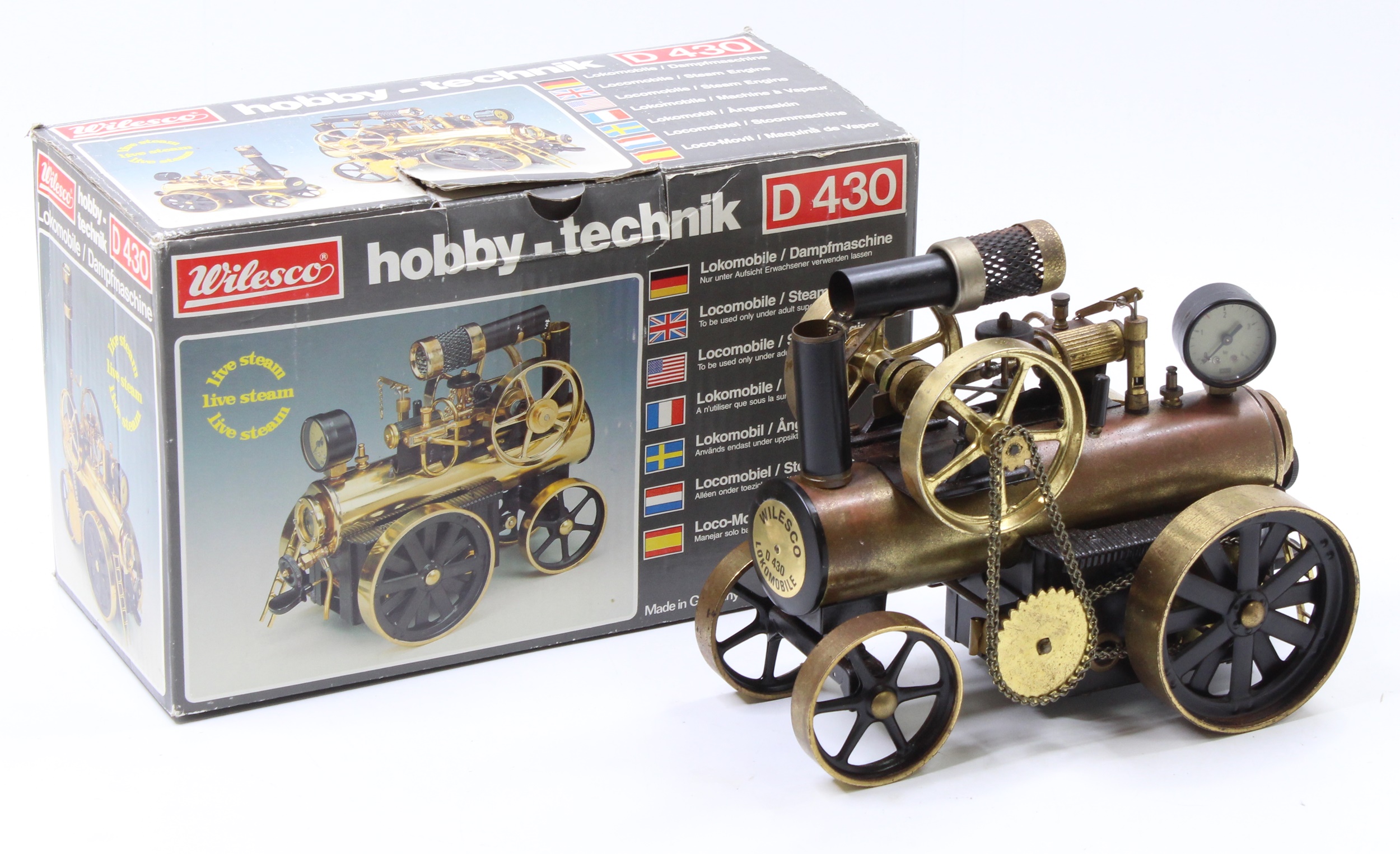 Lot 59 - Wilesco D430 Locomobile Steam Engine, of