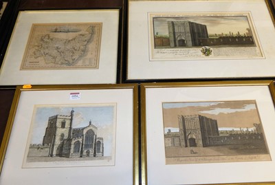 Lot 1054 - A Perspective View of St Edmundsbury-Abbey,...