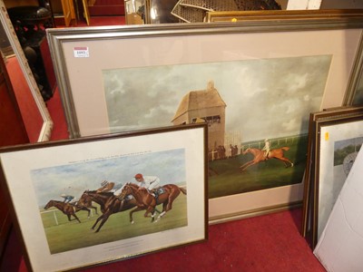 Lot 1093 - Assorted sporting prints, to include after...