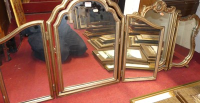 Lot 1099 - A reproduction gilt composition framed...