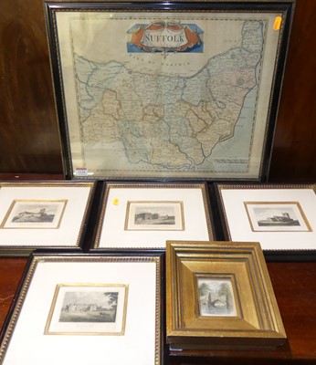 Lot 1139 - After Robert Morden - an engraved and later...