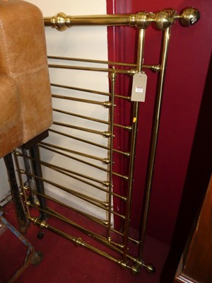 Lot 1234 - A Victorian style tubular brass double...