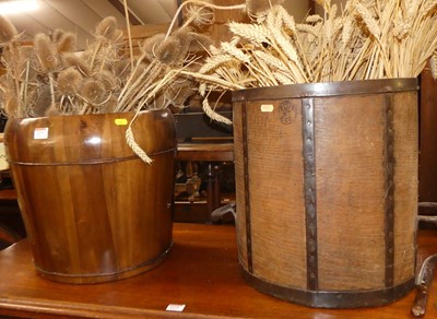 Lot 1271 - An Eastern elm and wired metal mounted...