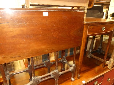 Lot 1298 - A circa 1900 mahogany spider leg Sutherland...