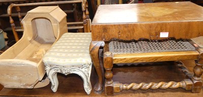 Lot 1315 - Occasional furniture to include; an early 20th...