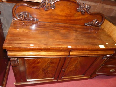 Lot 1321 - A Victorian mahogany and flame mahogany...