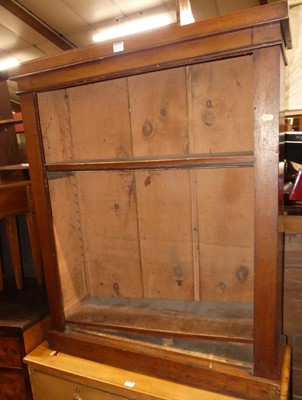 Lot 1325 - A Victorian mahogany dwarf freestanding open...