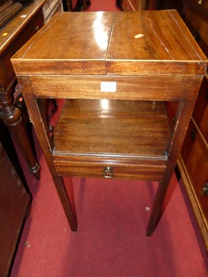 Lot 1335 - An early 19th century mahogany two-tier...