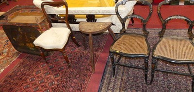 Lot 1401 - Occasional furniture to include a pair of...