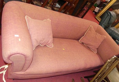 Lot 1427 - A contemporary Tetrad three-seater scroll sofa,...